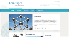Desktop Screenshot of kernfragen.de